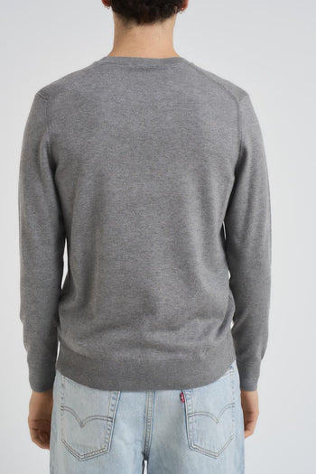 Maglia uomo girocollo grigio chiaro - 3