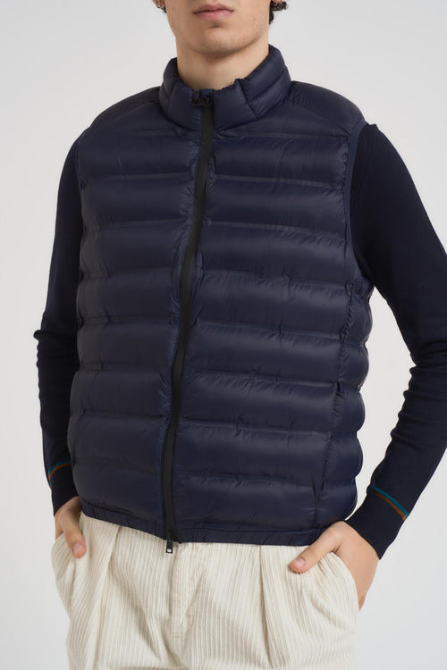 Gilet piumino uomo trapuntato blu notte - 2