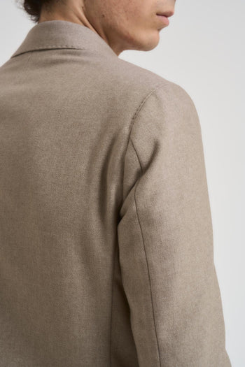 Giacca uomo monopetto tortora - 6