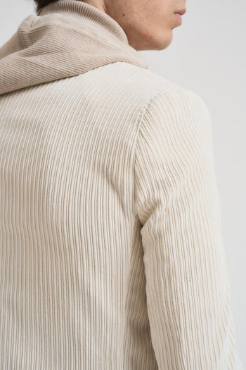 Giacca uomo doppiopetto panna - 5