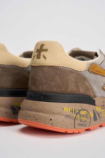 Sneakers Mick uomo torta e arancioni - 7