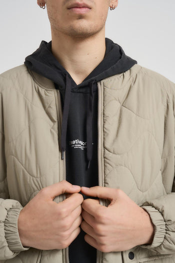 Giubbotto uomo trapuntato grigio chiaro - 4