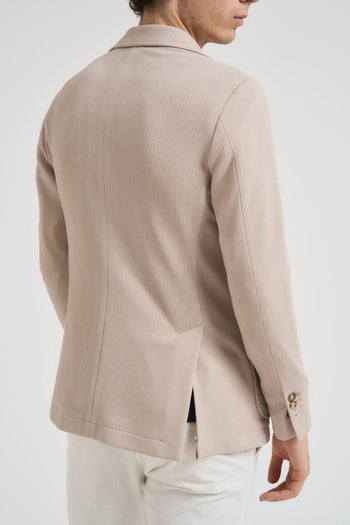 Giacca uomo monopetto beige - 4