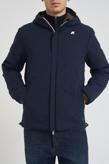 Giubbotto uomo double face verde e blu - 6