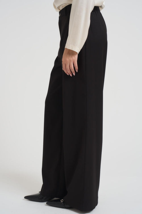 Pantalone donna a palazzo nero - 2