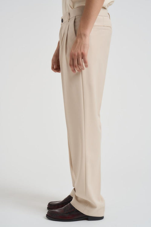 Pantalone uomo gamba dritta beige - 2