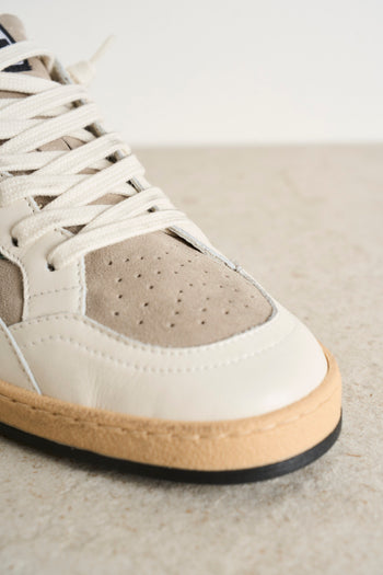 Sneakers uomo Play bianca e marrone - 3