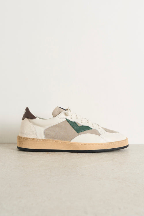 Sneakers uomo Play bianca e marrone