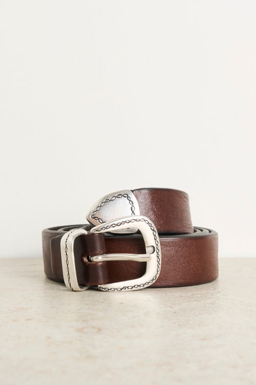 Vintage Brown Men's Belt