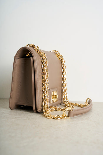 Borsa donna a tracolla taupe - 4