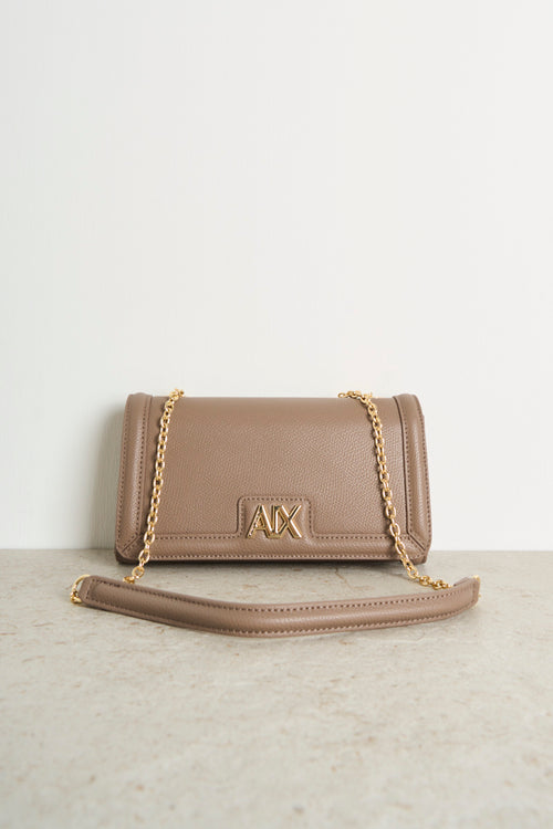 Taupe shoulder bag