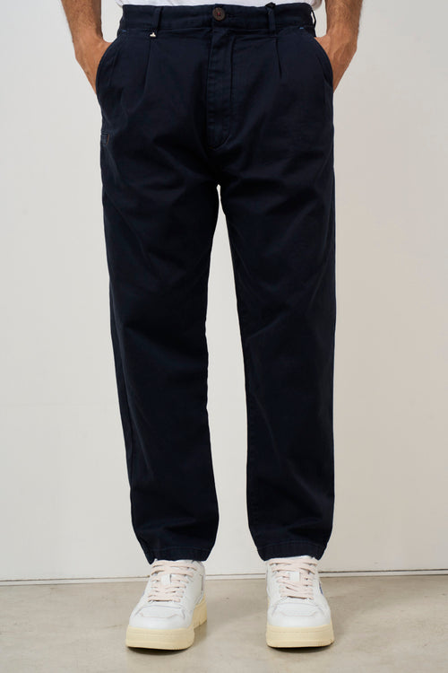 Pantalone uomo blu notte - 1