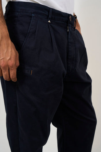 Pantalone uomo blu notte - 5