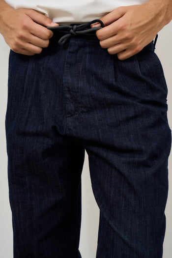 Jeans uomo carrot fit in denim scuro - 3