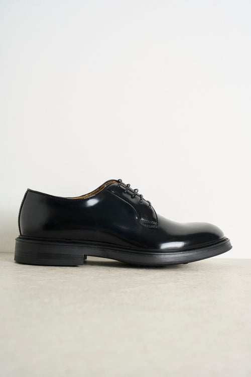 Men's shiny black lace-up - 2