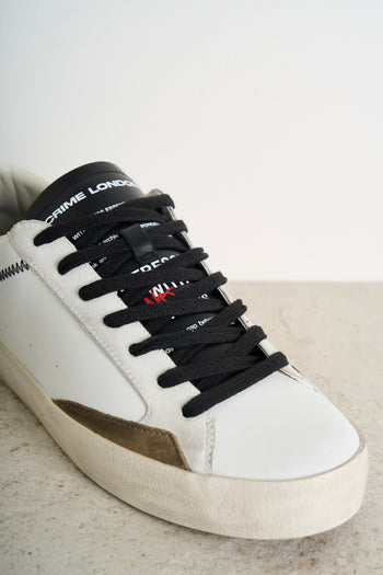 White men's sneakers with military details - 4