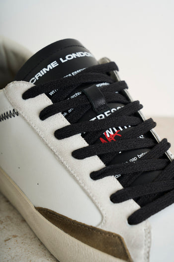 White men's sneakers with military details - 5