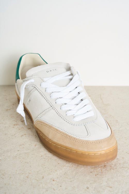 White and green men's sneakers - 2