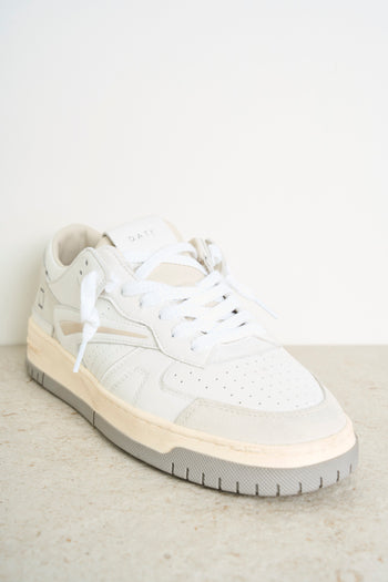 Sneakers donna grigie e bianche - 5