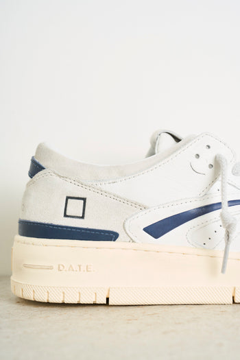 Sneakers donna bianche e blu - 3