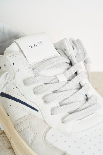 Sneakers donna bianche e blu - 6