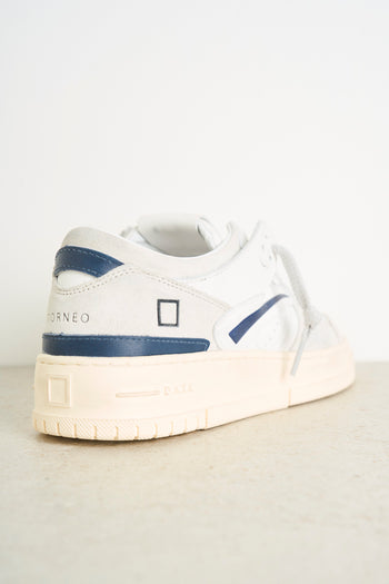 Sneakers donna bianche e blu - 7