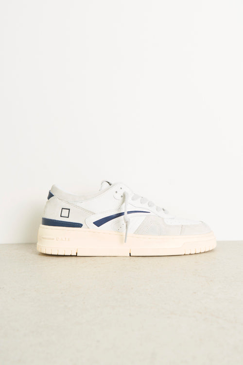 Sneakers donna bianche e blu - 1