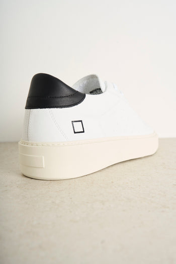 Sneakers uomo Levante calf bianco e nero - 7