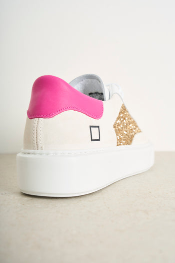 Sneakers donna oro e rosa Sfera - 7