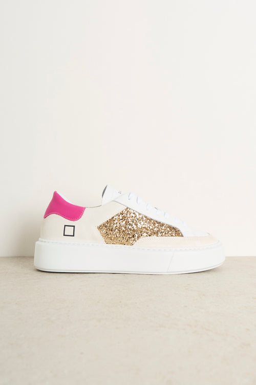 Women's Sneakers Gold and Pink Sfera