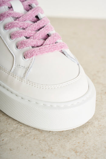 Sneakers donna bianche in pelle Sfera - 4