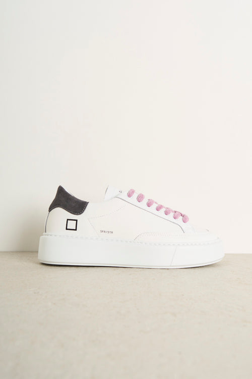 Sneakers donna bianche in pelle Sfera