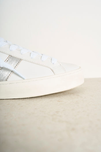 Sneakers donna Hill Low Calf platino - 3