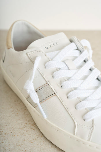 Sneakers donna Hill Low Calf platino - 5