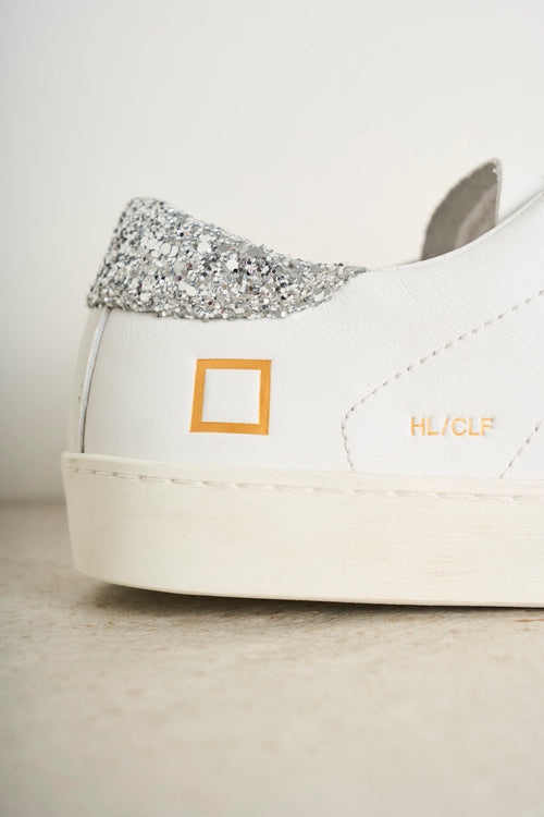 Hill Low Calf silver glitter women's sneakers - 2