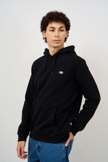 Men's black hoodie - 4