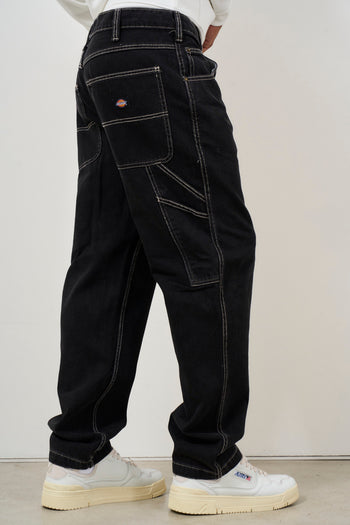 Jeans uomo baggy neri - 5