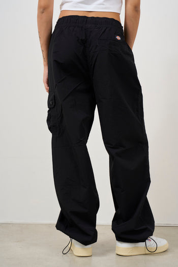 Pantalone parachute donna nero - 4