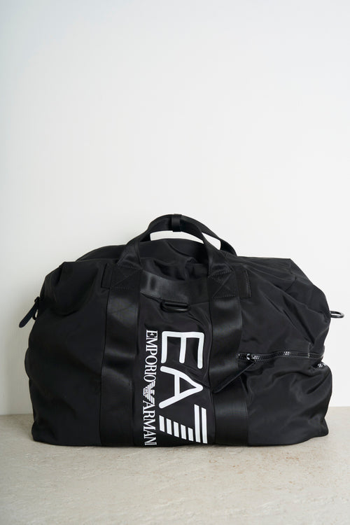 Black men's gym bag with logo - 2