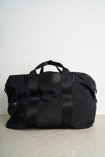 Black men's gym bag with logo - 5