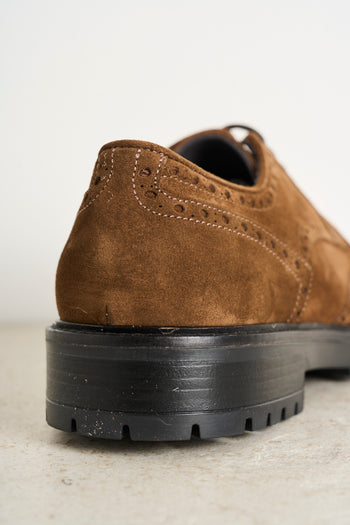 Men's brown suede lace-up - 7