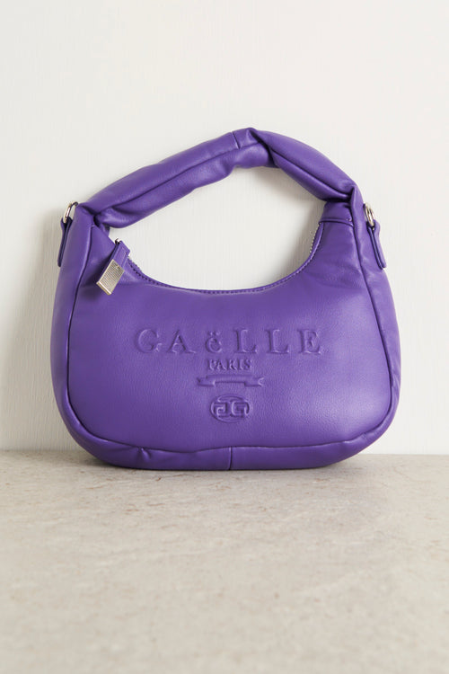 Purple women's handbag