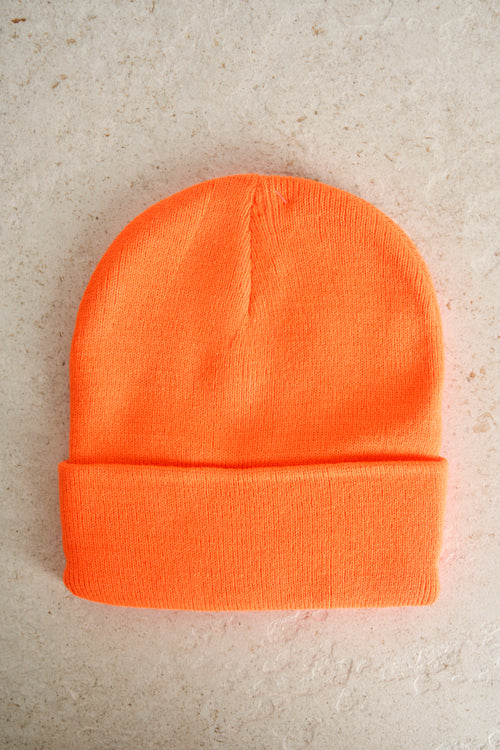 Orange men's cap