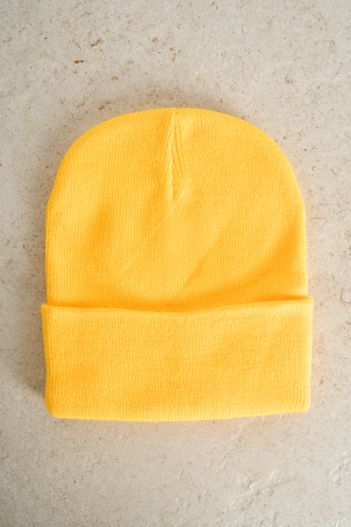 Yellow men's cap