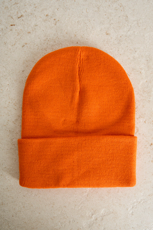 Orange men's cap