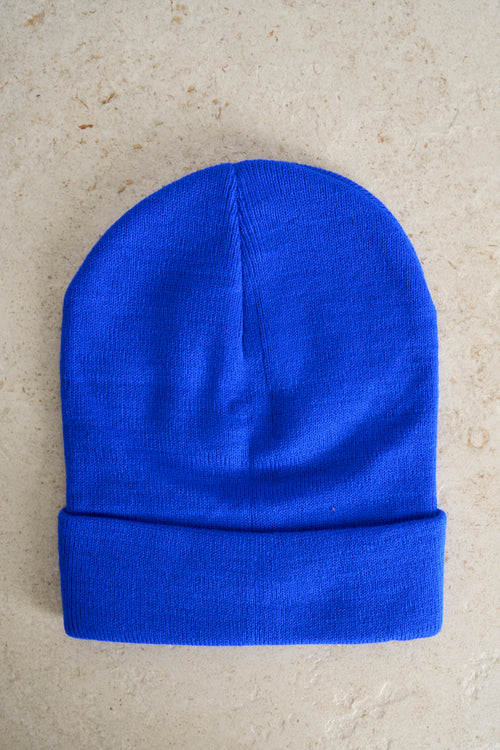 Electric blue men's cap