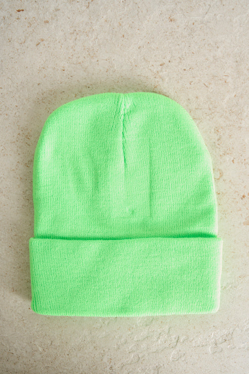 Fluorescent green men's cap - 2