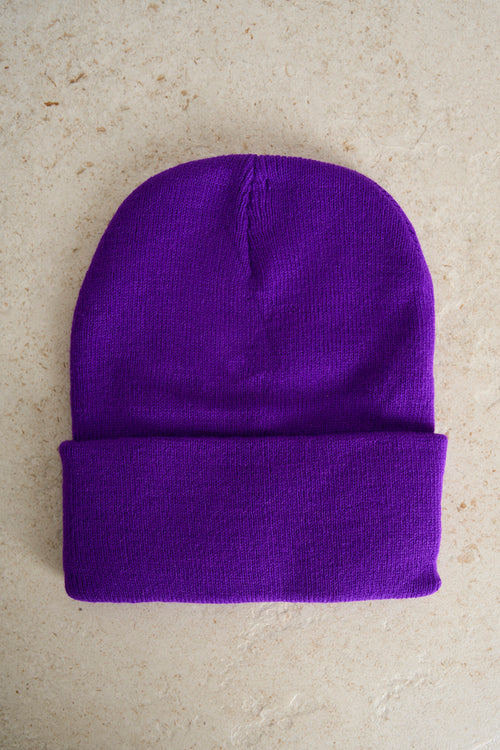 Purple men's cap