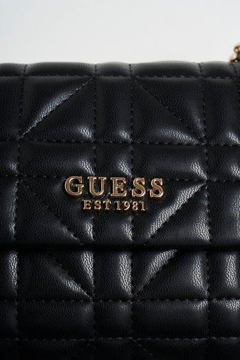 Black quilted women's bag - 5