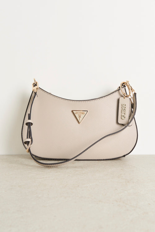 Taupe women's shoulder bag